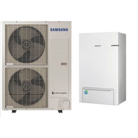 Samsung Split Hőszivattyú 4,4 Kw(HMV tartály nèlkül) Split oldalfali Hydro egység AE90RNYDEG/EU Split Hőszivattyú kültéri egység AE040RXEDEG/EU