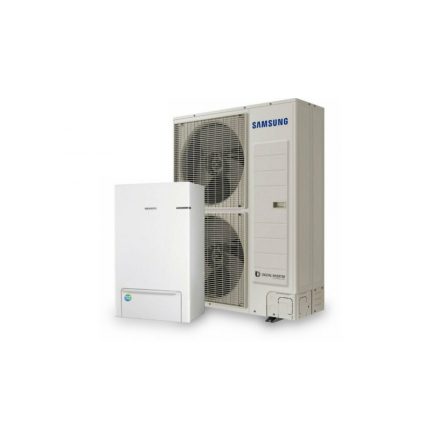 Samsung Split Hőszivattyú 12Kw(HMV tartály nèlkül) 1 FÁZISÚ Split oldalfali Hydro egység AE160ANYDEH/EU Split Hőszivattyú kültéri egység AE120AXEDEH/EU